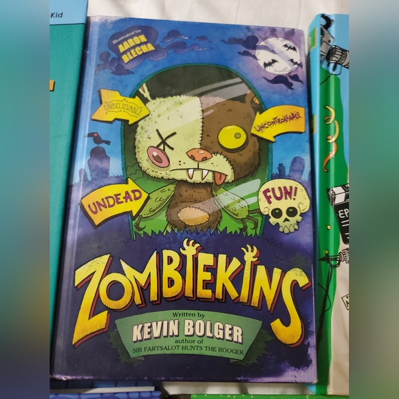 :* lot of 5 books the loser list big nate zombiekins investigators junior chef - Picture 6 of 12